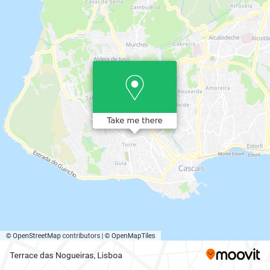 Terrace das Nogueiras mapa