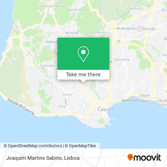 Joaquim Martins Sabino mapa