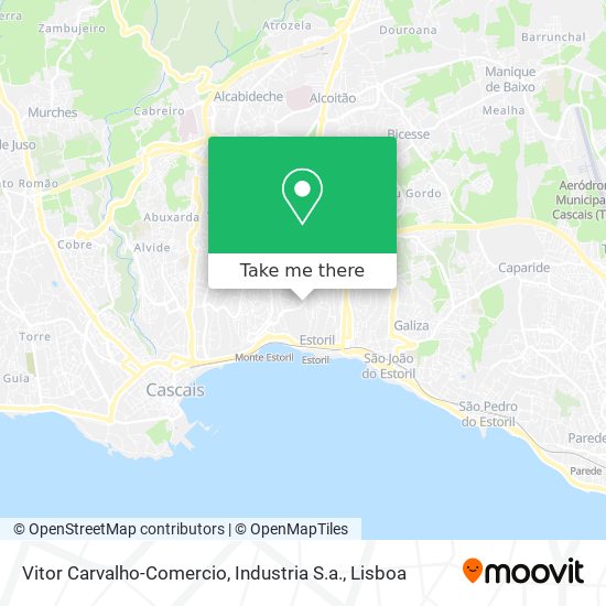 Vitor Carvalho-Comercio, Industria S.a. map