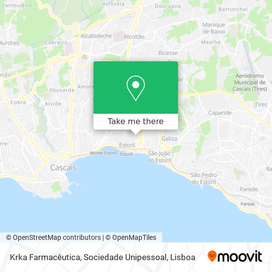 Krka Farmacêutica, Sociedade Unipessoal mapa