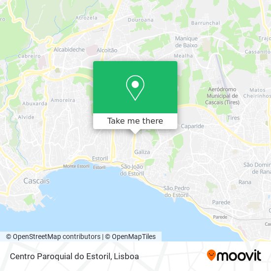 Centro Paroquial do Estoril map