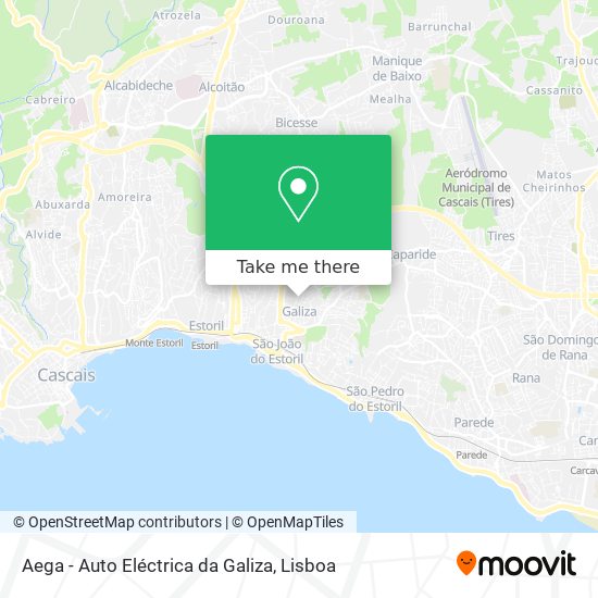 Aega - Auto Eléctrica da Galiza map