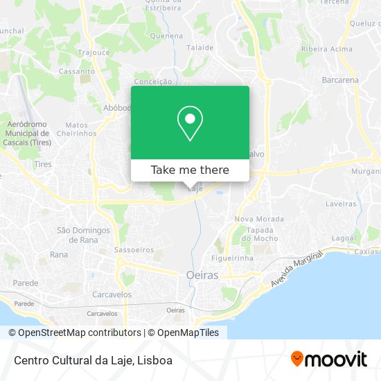 Centro Cultural da Laje map