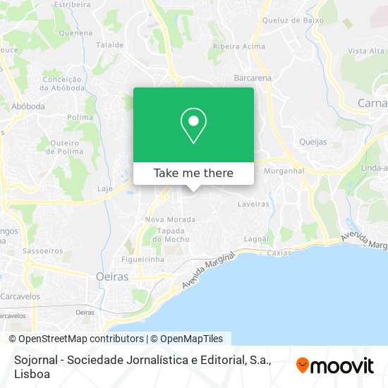 Sojornal - Sociedade Jornalística e Editorial, S.a. map