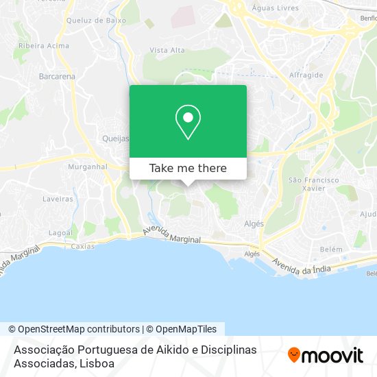Associação Portuguesa de Aikido e Disciplinas Associadas mapa