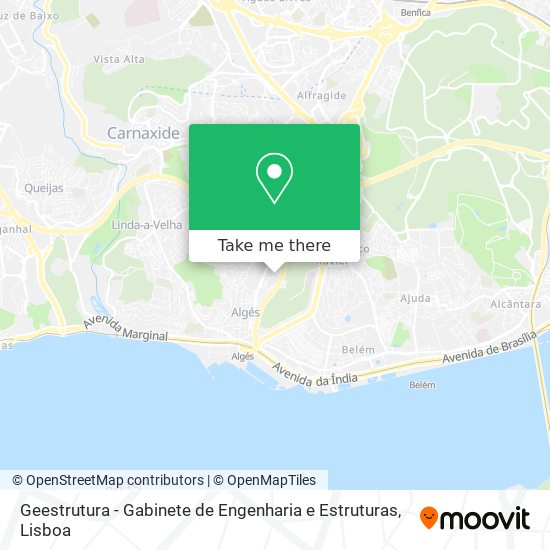 Geestrutura - Gabinete de Engenharia e Estruturas map