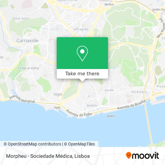 Morpheu - Sociedade Médica map