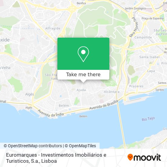 Euromarques - Investimentos Imobiliários e Turisticos, S.a. map