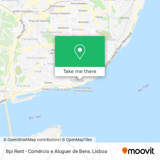 Bpi Rent - Comércio e Aluguer de Bens map