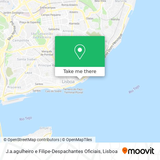 J.a.agulheiro e Filipe-Despachantes Oficiais mapa