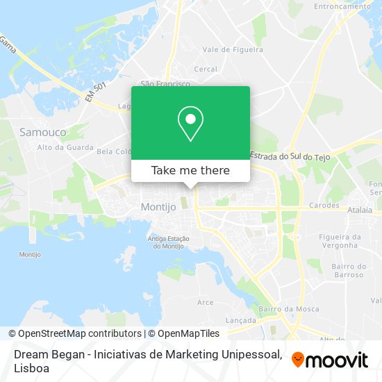 Dream Began - Iniciativas de Marketing Unipessoal map