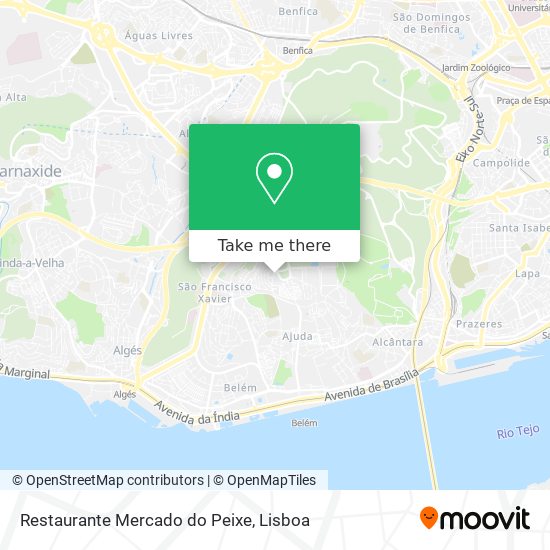 Restaurante Mercado do Peixe map