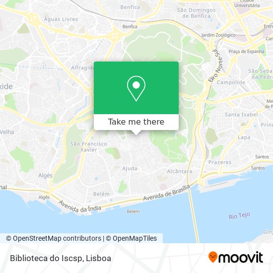 Biblioteca do Iscsp map