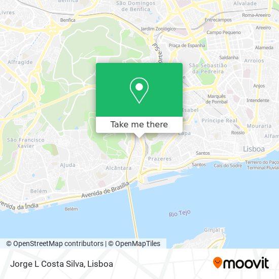 Jorge L Costa Silva map