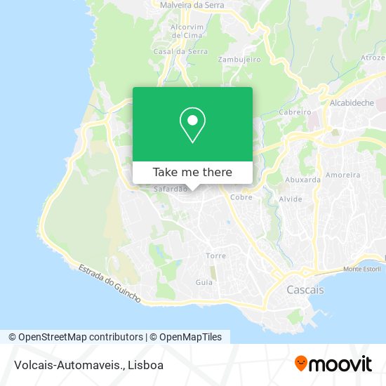 Volcais-Automaveis. mapa