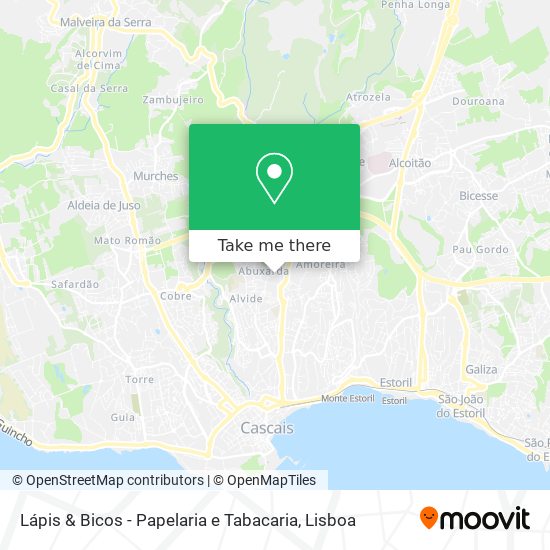 Lápis & Bicos - Papelaria e Tabacaria map