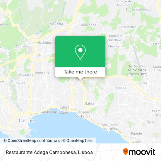 Restaurante Adega Camponesa mapa