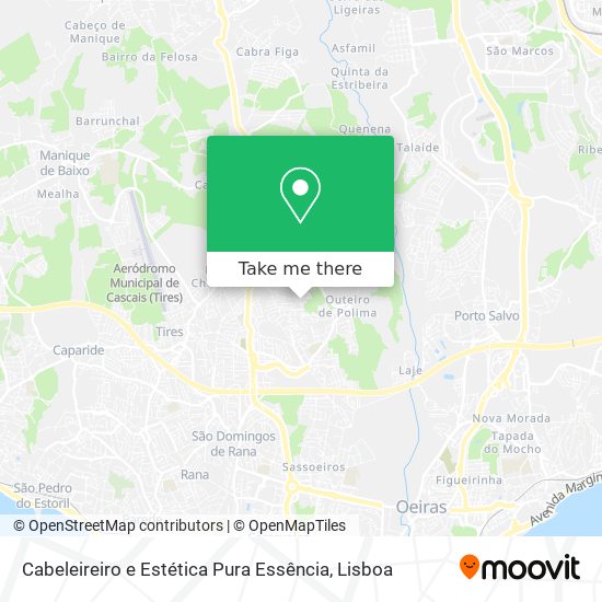 Cabeleireiro e Estética Pura Essência mapa