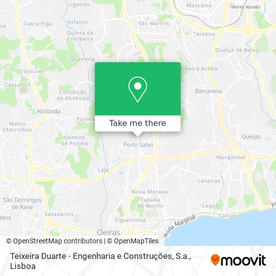 Teixeira Duarte - Engenharia e Construções, S.a. mapa