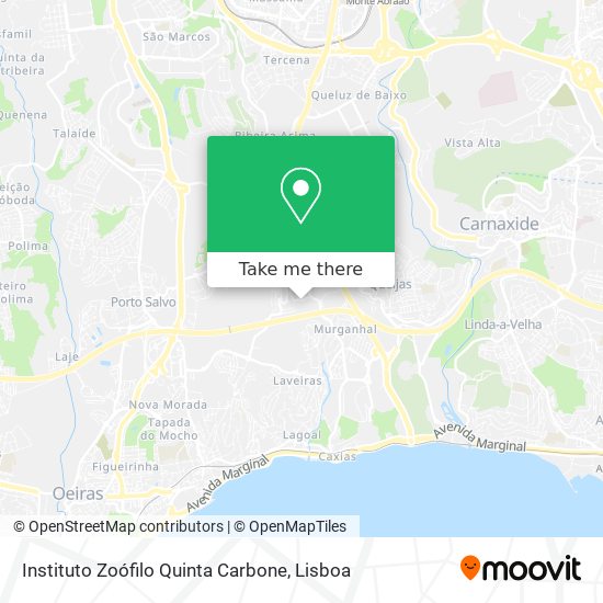 Instituto Zoófilo Quinta Carbone map