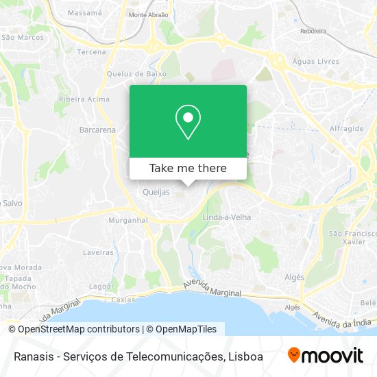 Ranasis - Serviços de Telecomunicações mapa