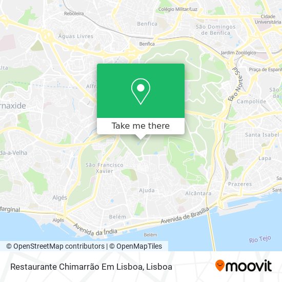 Restaurante Chimarrão Em Lisboa map