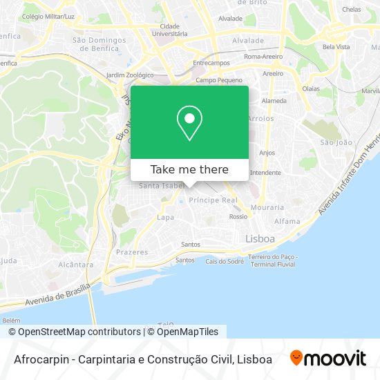 Afrocarpin - Carpintaria e Construção Civil mapa