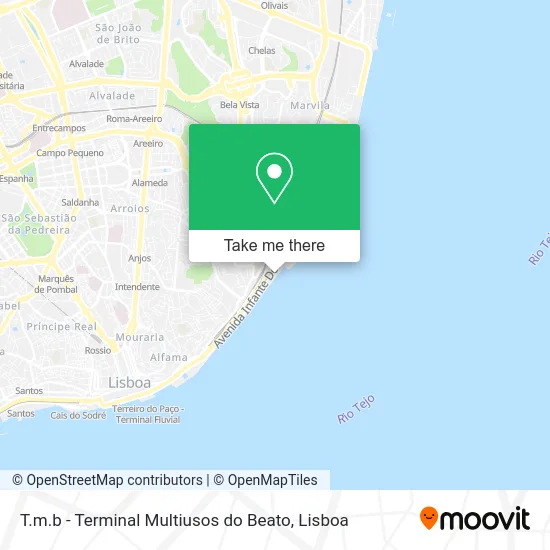 T.m.b - Terminal Multiusos do Beato map