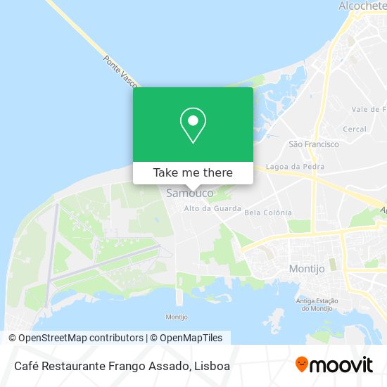 Café Restaurante Frango Assado map