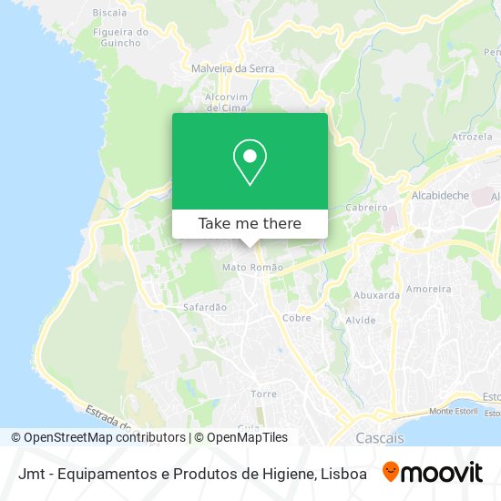 Jmt - Equipamentos e Produtos de Higiene map