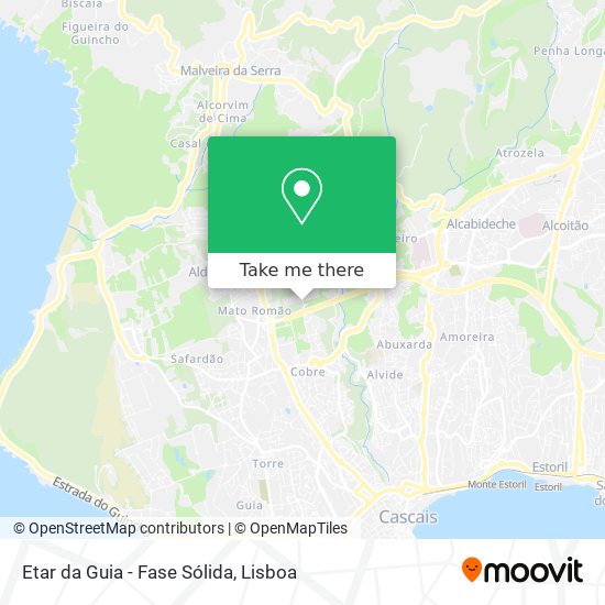 Etar da Guia - Fase Sólida mapa