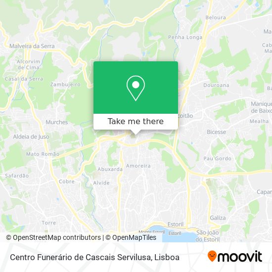 Centro Funerário de Cascais Servilusa map