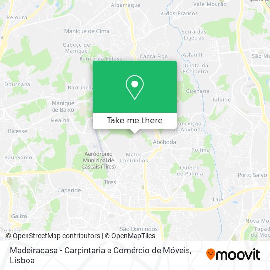Madeiracasa - Carpintaria e Comércio de Móveis map