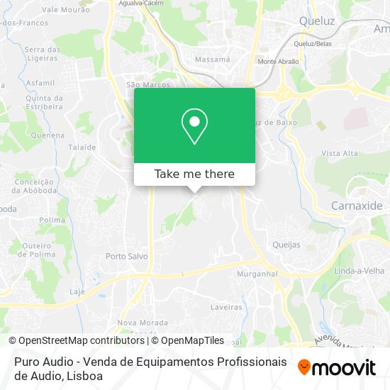 Puro Audio - Venda de Equipamentos Profissionais de Audio map