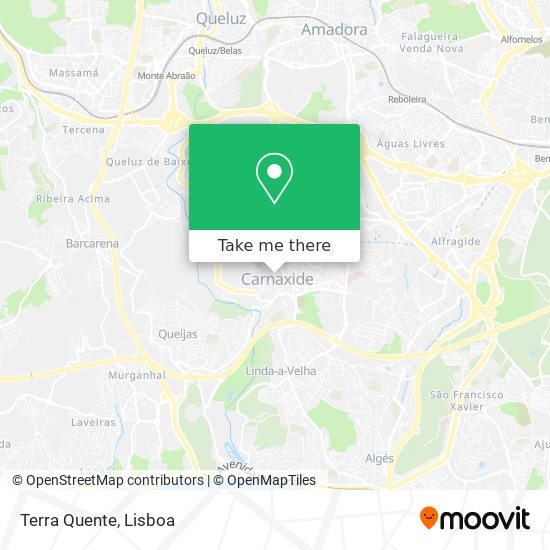 Terra Quente mapa