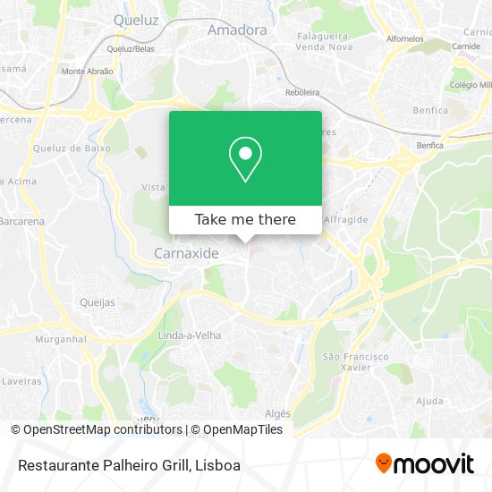 Restaurante Palheiro Grill mapa