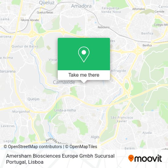 Amersham Biosciences Europe Gmbh Sucursal Portugal map