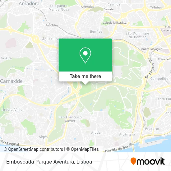 Emboscada Parque Aventura map