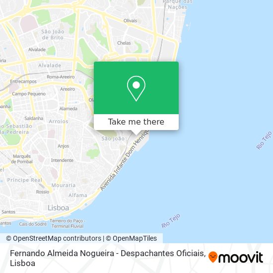 Fernando Almeida Nogueira - Despachantes Oficiais map