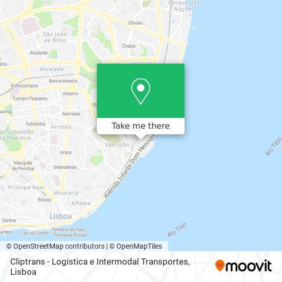 Cliptrans - Logística e Intermodal Transportes map