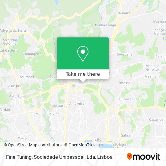 Fine Tuning, Sociedade Unipessoal, Lda mapa
