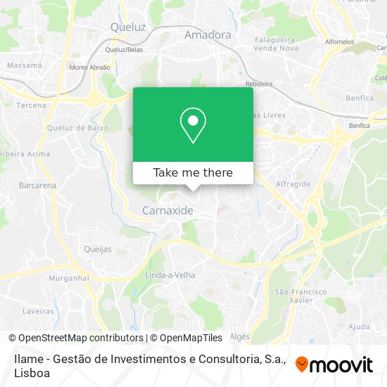 Ilame - Gestão de Investimentos e Consultoria, S.a. mapa