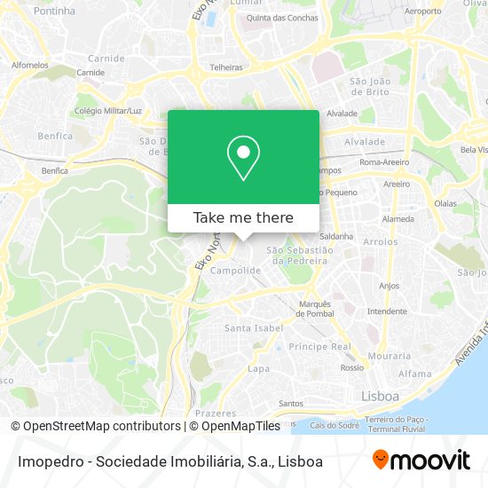 Imopedro - Sociedade Imobiliária, S.a. map