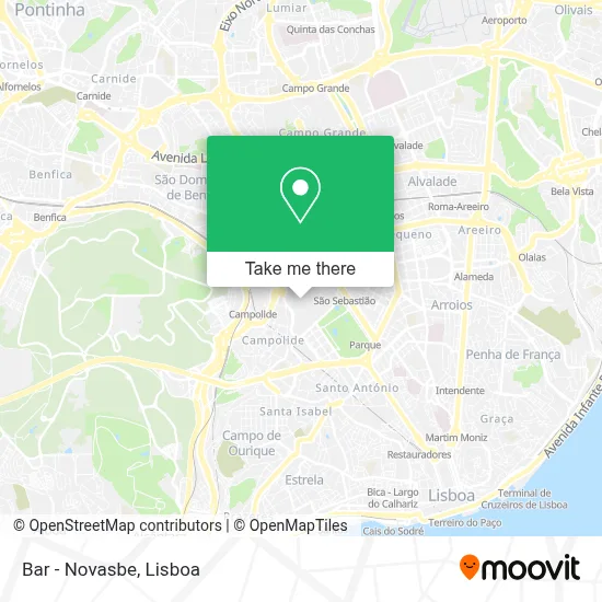 Bar - Novasbe map
