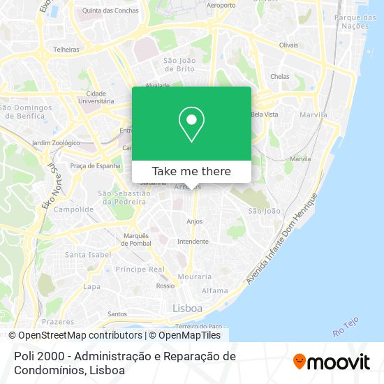 Poli 2000 - Administração e Reparação de Condomínios map