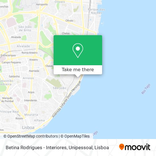 Betina Rodrigues - Interiores, Unipessoal map
