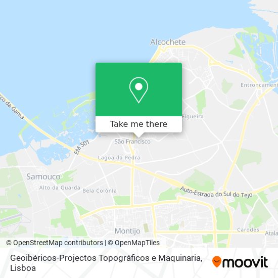 Geoibéricos-Projectos Topográficos e Maquinaria map