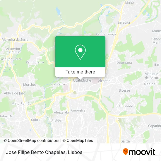 Jose Filipe Bento Chapelas map