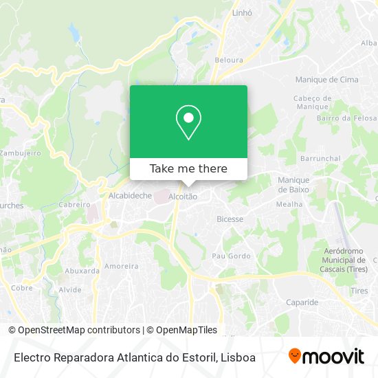 Electro Reparadora Atlantica do Estoril map