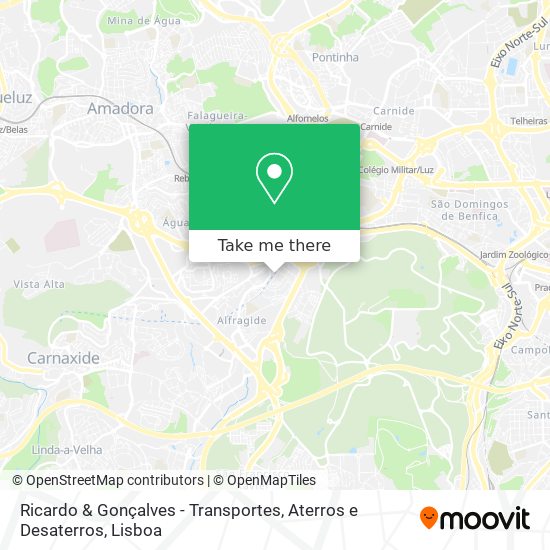 Ricardo & Gonçalves - Transportes, Aterros e Desaterros mapa
